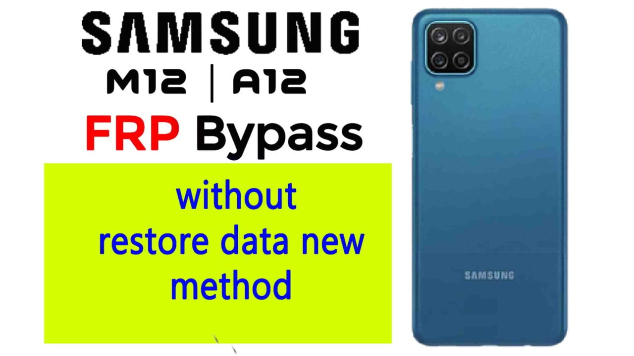 samsung m12 frp 2022