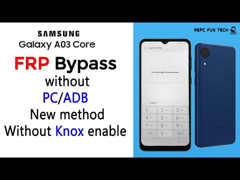 samsung a03 core frp 2022