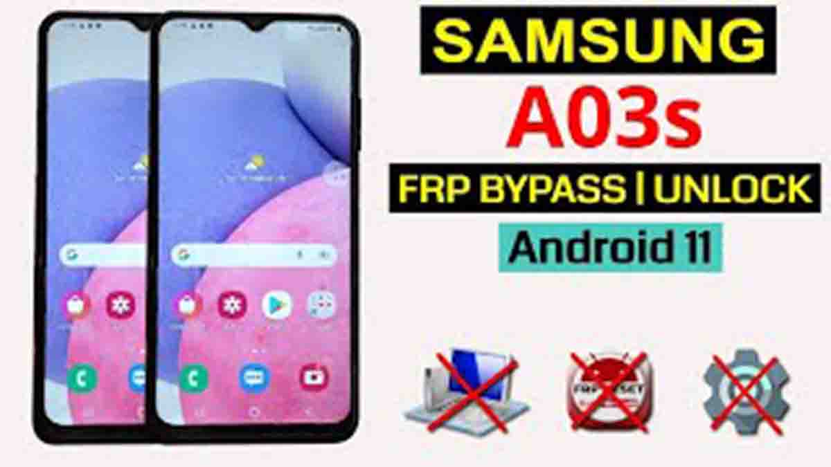 samsung a03s frp bypass without pc