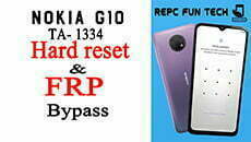 nokia g10 hard reset