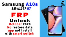 samsung a10s frp