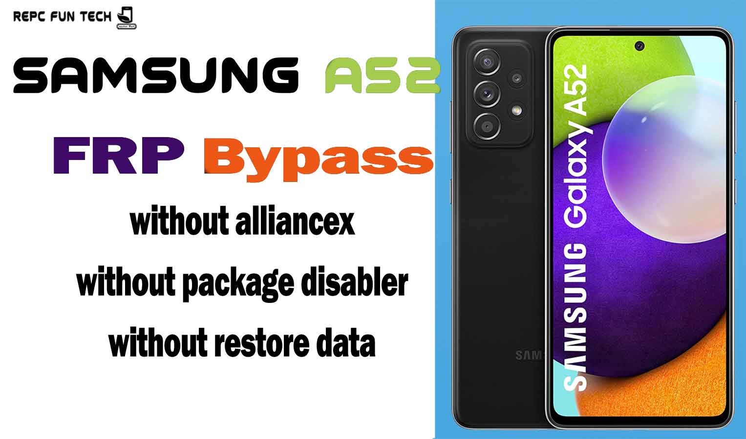 samsung a52 frp unlock