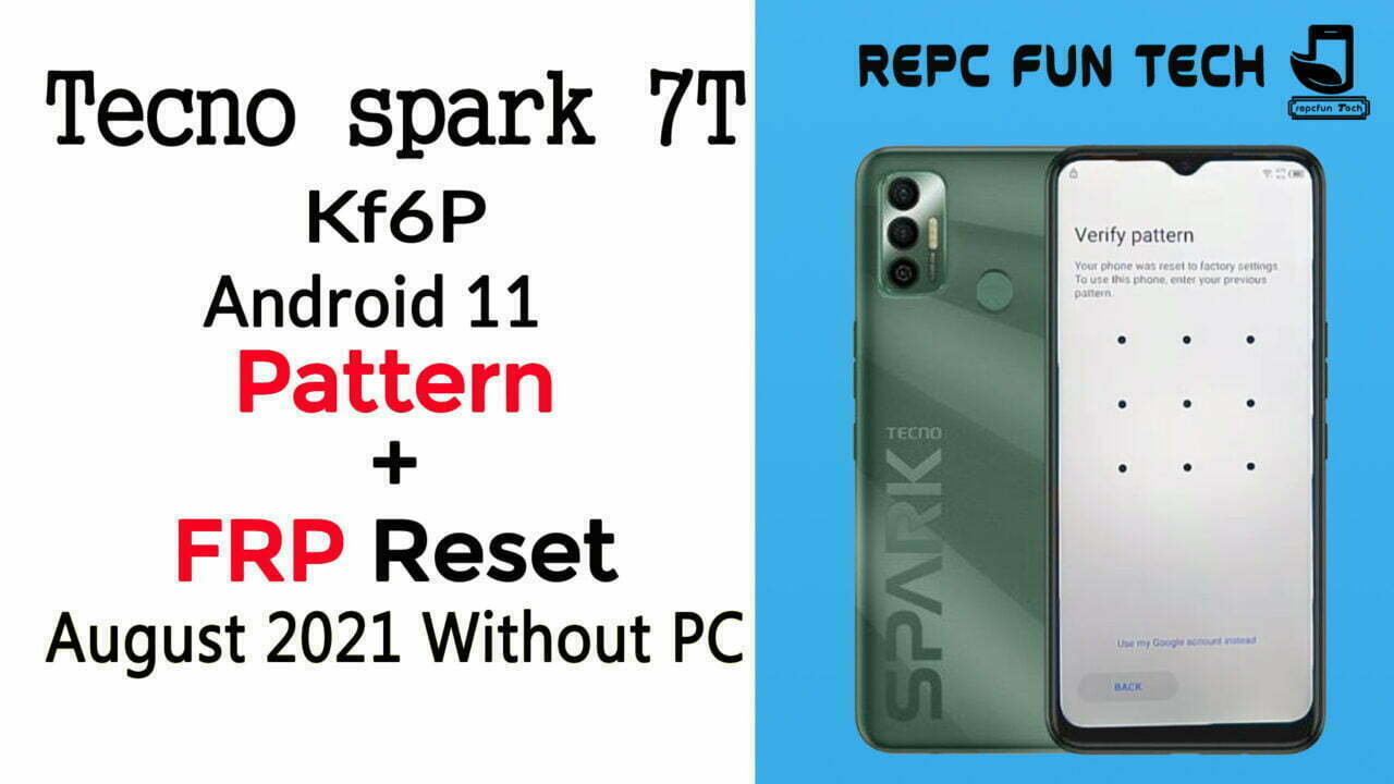 tecno spark 7t frp bypass